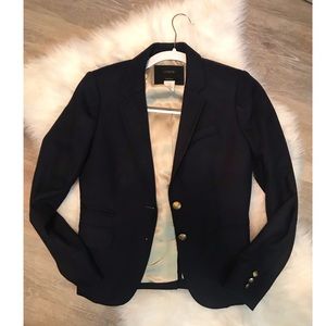 J. Crew navy schoolboy blazer